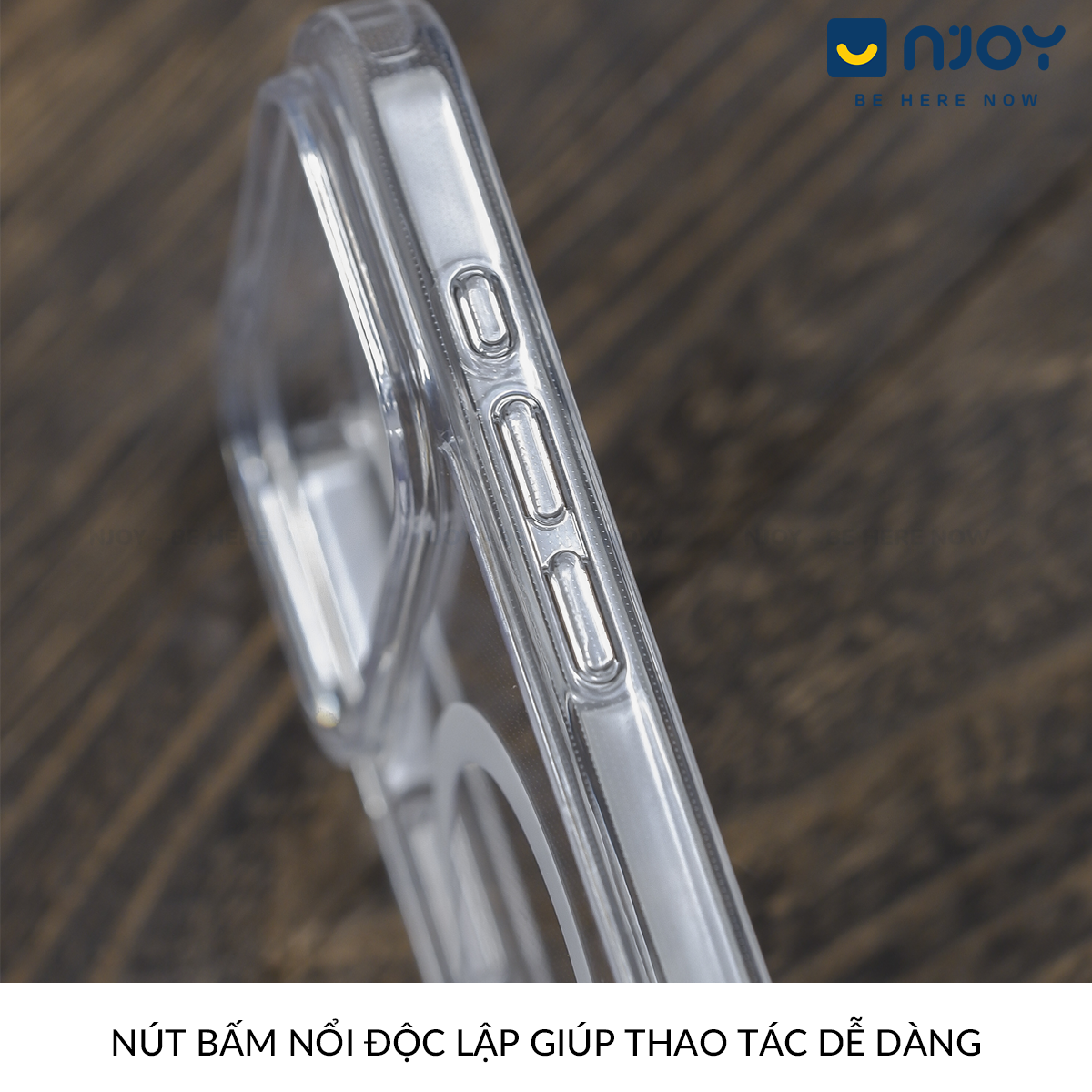 Ốp Magsafe Trong Suốt Likgus Cho iPhone 17 Pro Max 16 15 14 13 12