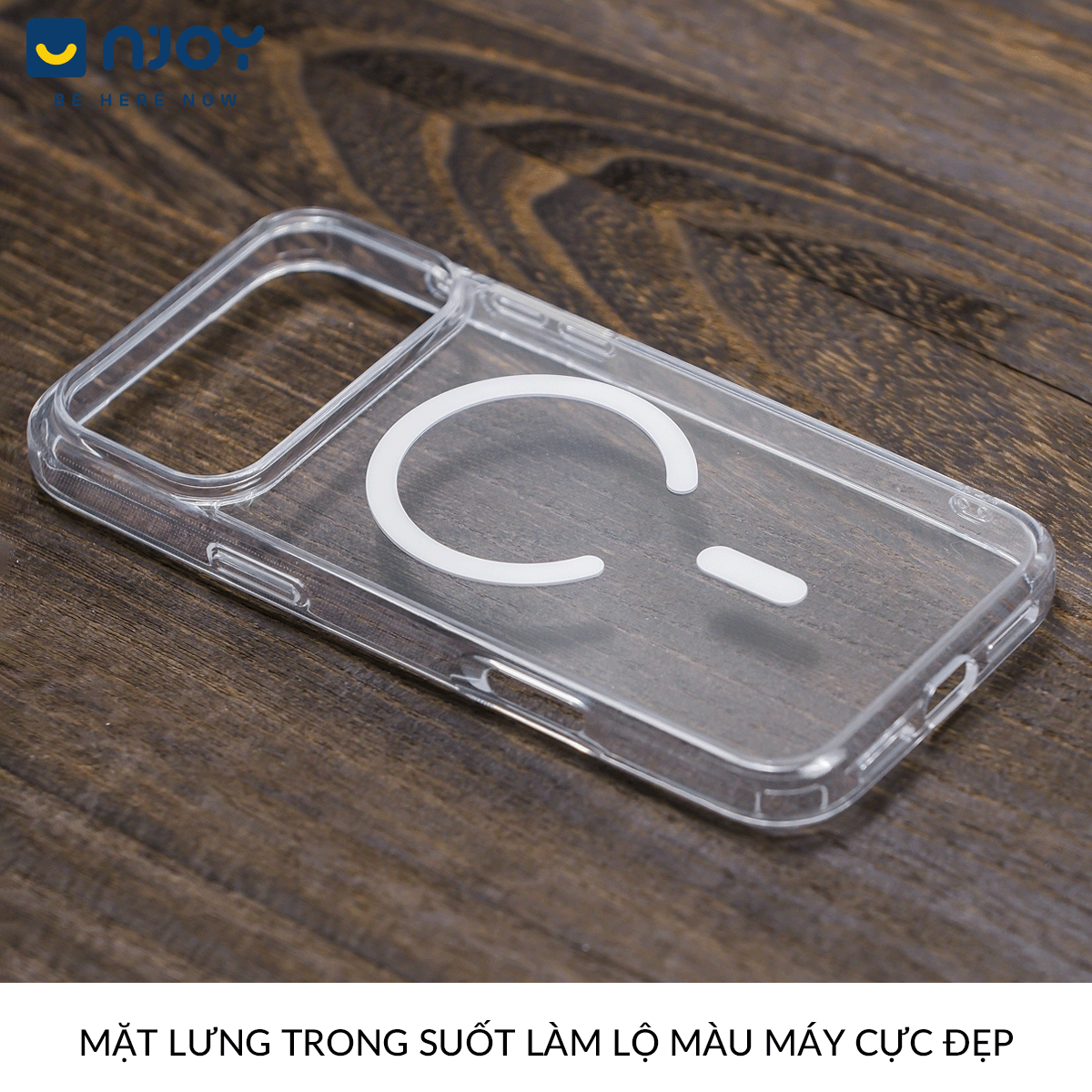 Ốp Magsafe Trong Suốt Likgus Cho iPhone 17 Pro Max 16 15 14 13 12