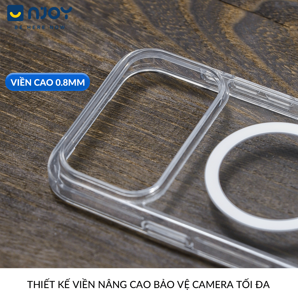 Ốp Magsafe Trong Suốt Likgus Cho iPhone 17 Pro Max 16 15 14 13 12