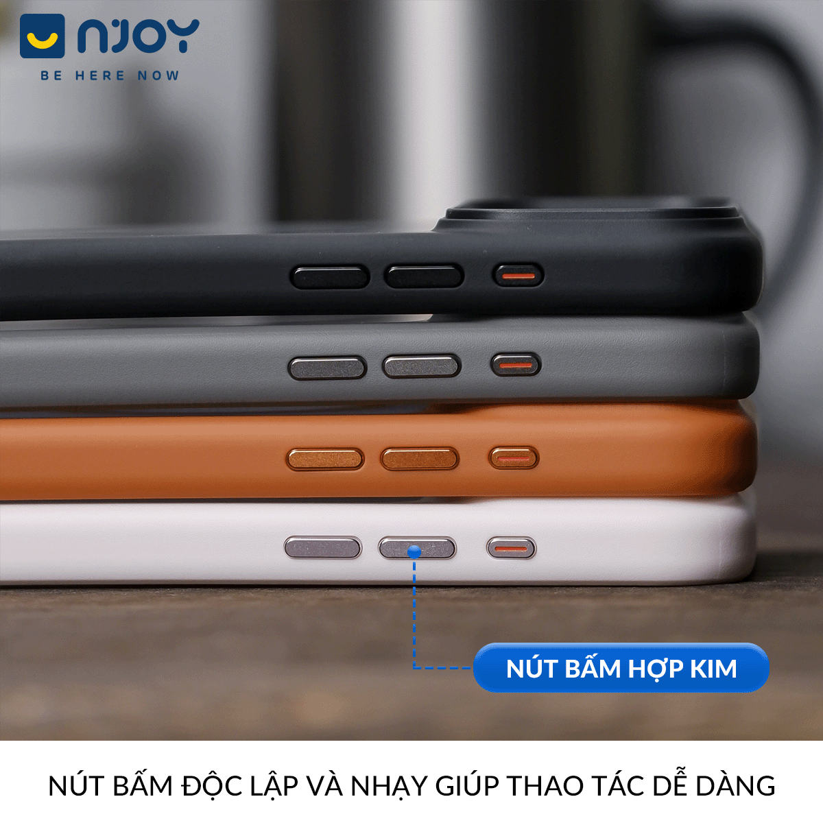 Ốp Hỗ Trợ Sạc Không Dây Likgus Lưng Nhám Chống Bẩn Cho iPhone 17 Pro Max 16 Pro Max 15 14 13 Njoyshop