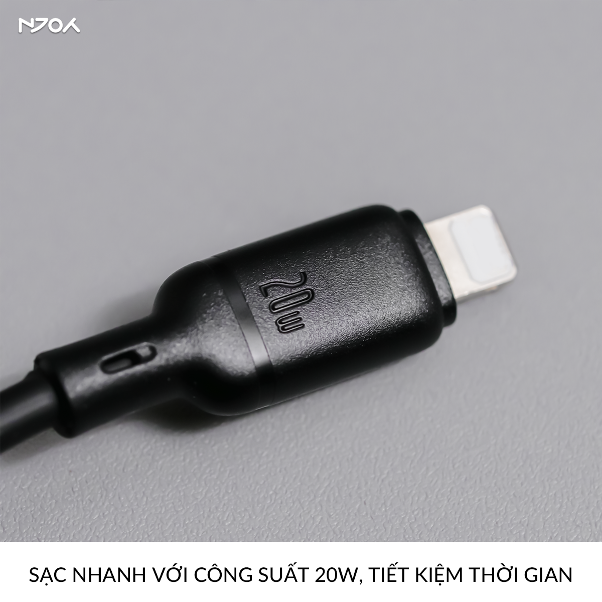 Cáp Sạc Nhanh Baseus PD 20W Type C to Lightning Chống Đứt Gãy Cho iPhone 14 Pro Max 13 12