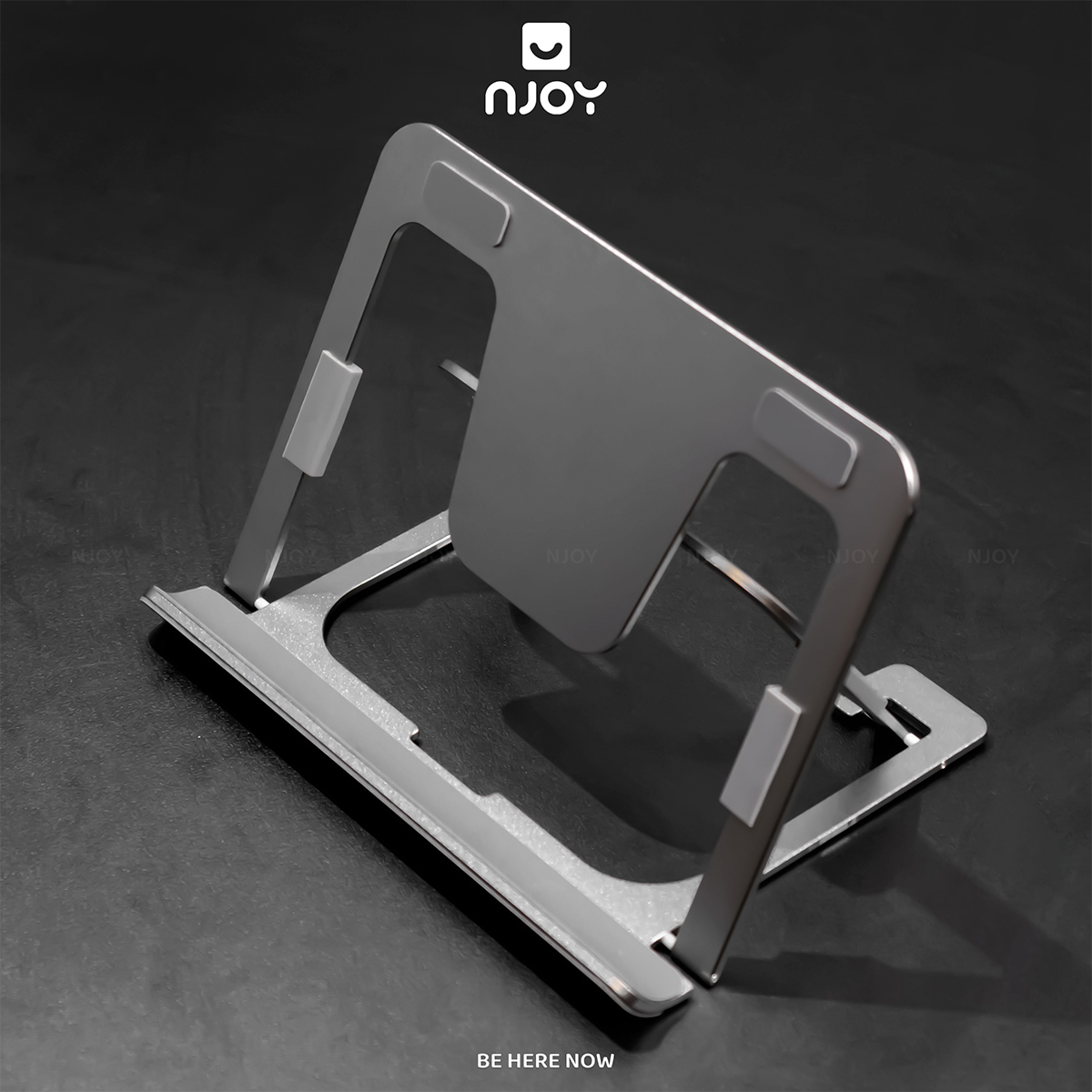 Giá Đỡ Máy Tính Bảng Để Bàn Boneruy Chất Liệu Nhôm Mỏng Nhẹ Gấp Gọn Cho Máy Tính Bảng iPad Njoyshop