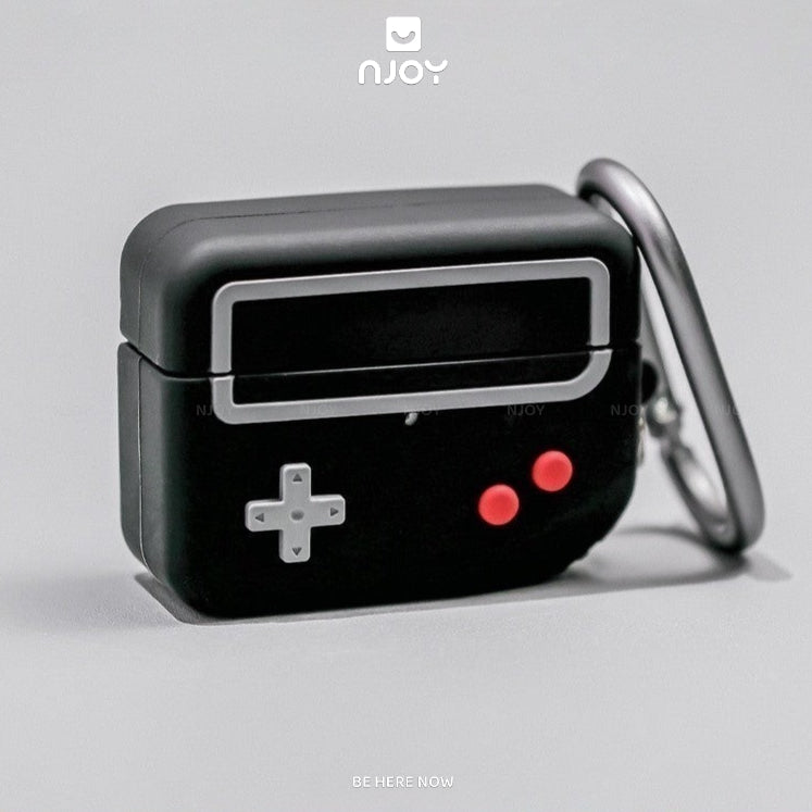 Ốp Máy Chơi Game 3D AhaStyle Kèm Dây Đeo Móc Khóa Cho Tai Nghe Airpods Pro 3 2 Airpods 4 Njoyshop