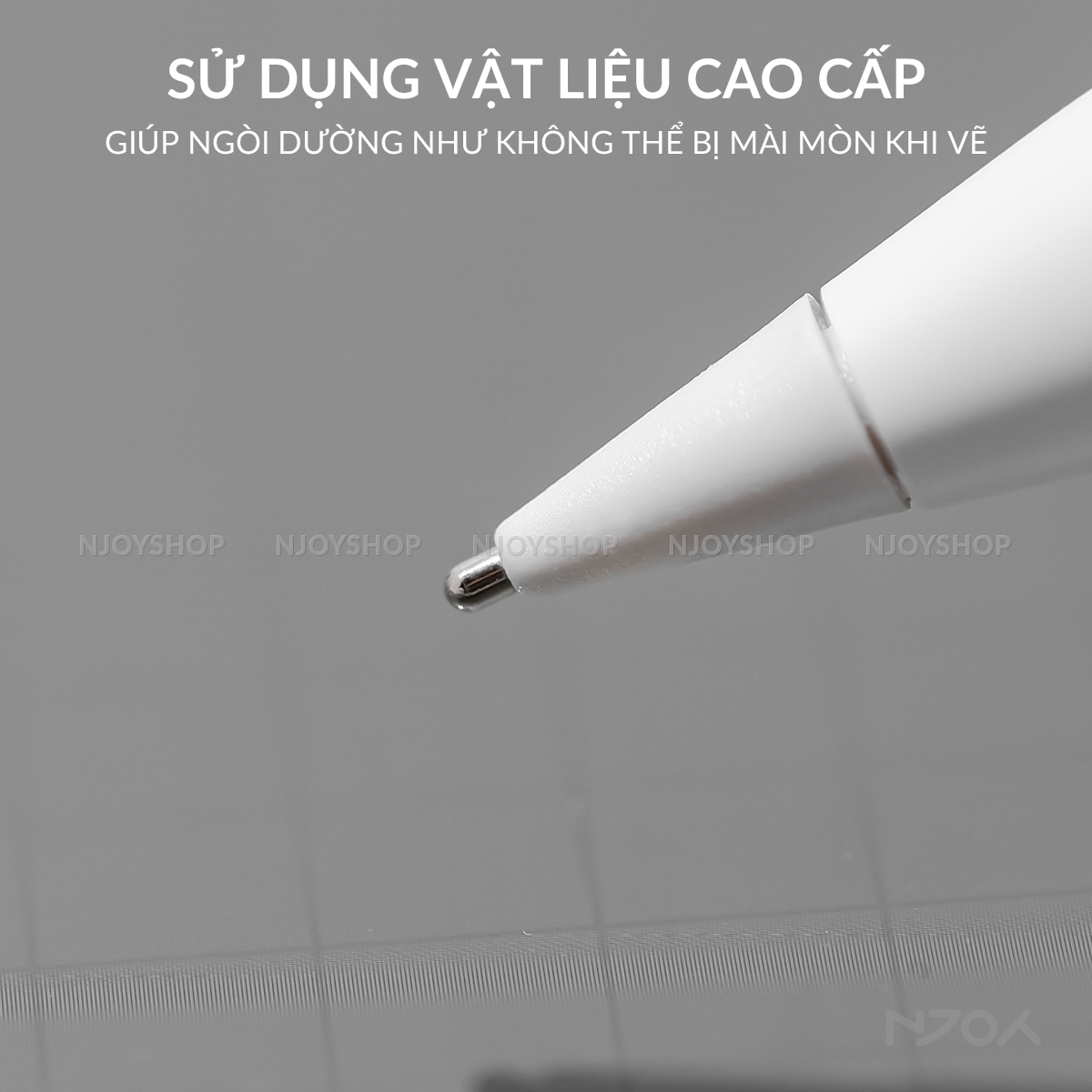 Đầu Ngòi Bút Kim Loại Ahastyle Thay Thế Cho Bút Cảm Ứng Apple Pencil 2