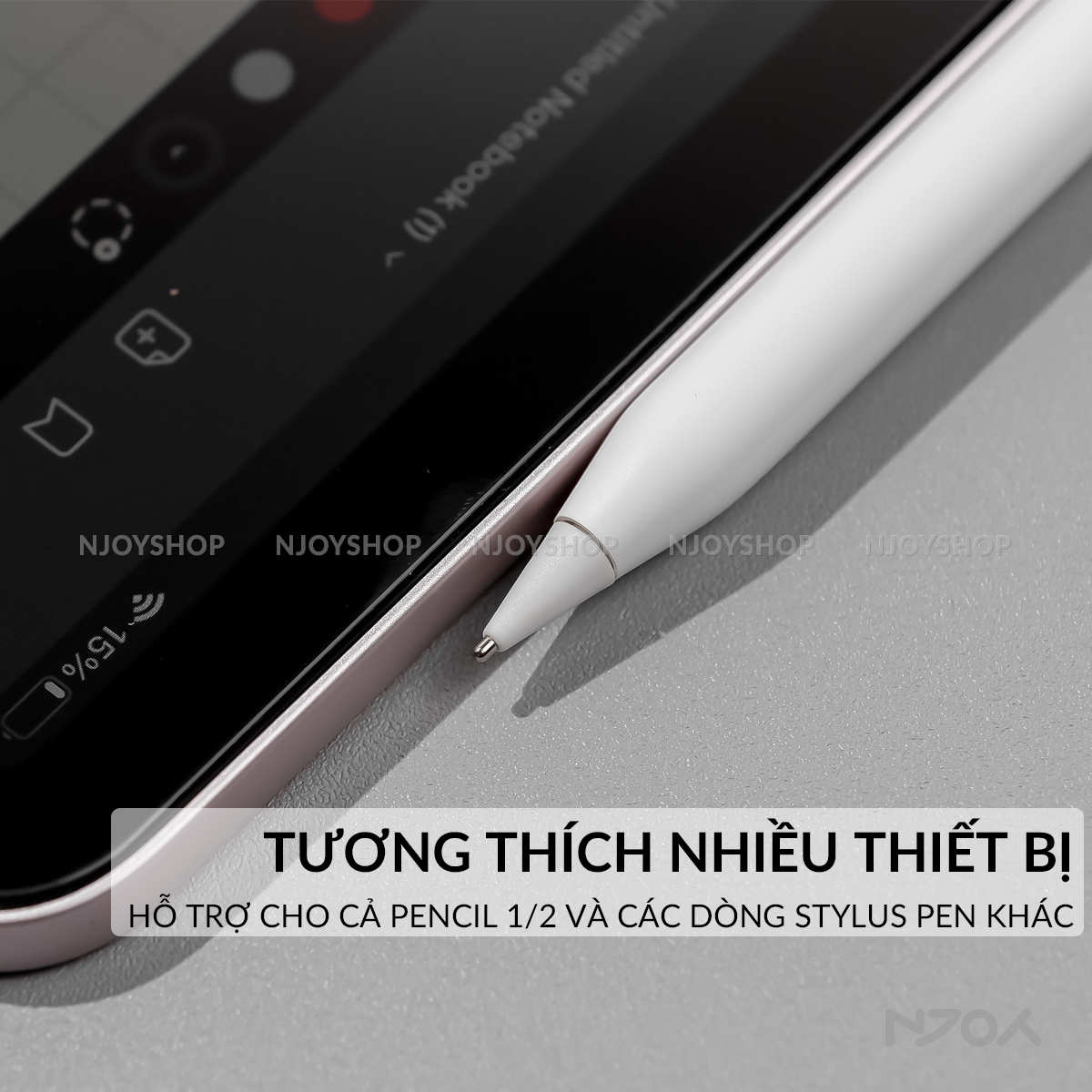 Đầu Ngòi Bút Kim Loại Ahastyle Thay Thế Cho Bút Cảm Ứng Apple Pencil 2