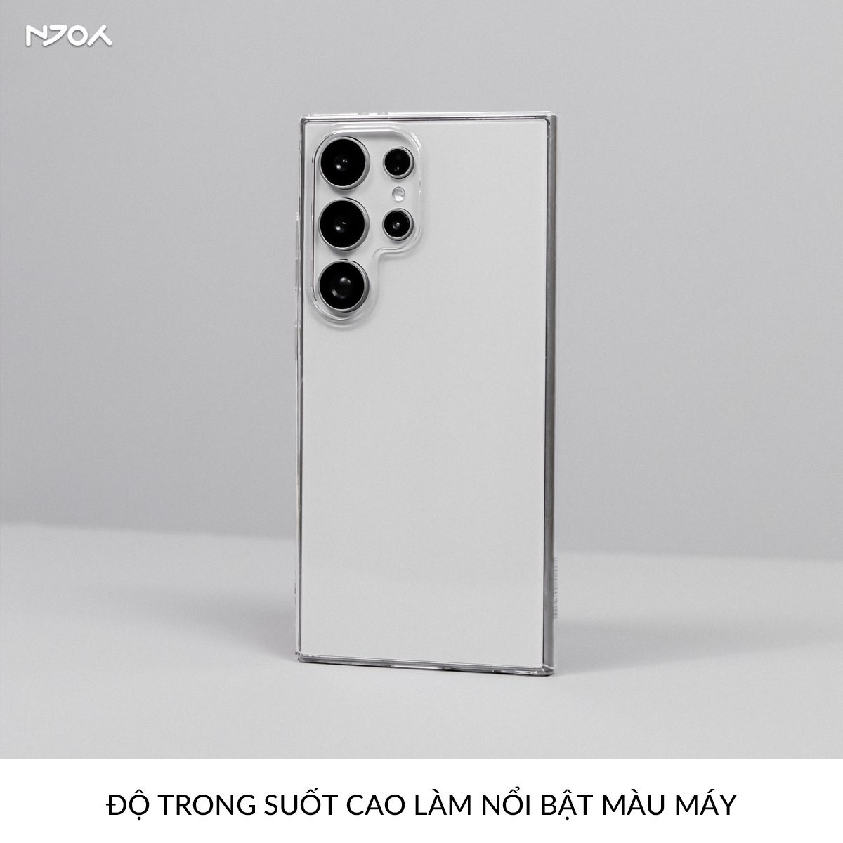 Ốp Trong Suốt Siêu Mỏng Memumi Bảo Vệ Camera Chống Ố Vàng Cho Samsung S25 Ultra S24 S23