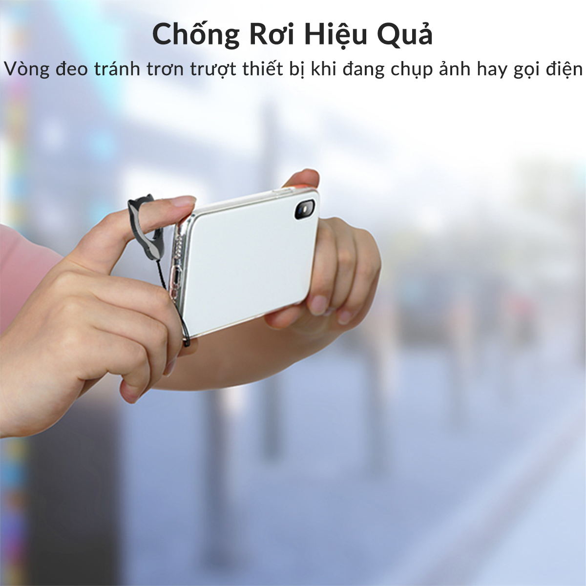 Móc Khóa Khóa Mèo Đen Tiện Dụng Chống Thất Lạc Cho Chìa Khóa Điện Thoại USB Njoyshop