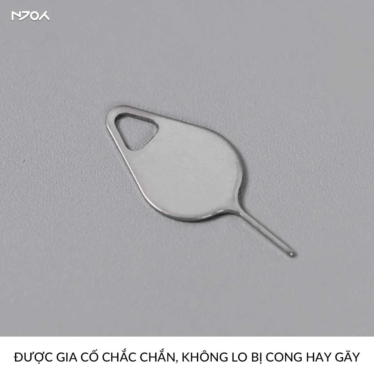 Que Chọc Sim Thép Không Gỉ Treo Móc Khóa Dành Cho Các Dòng Điện Thoại