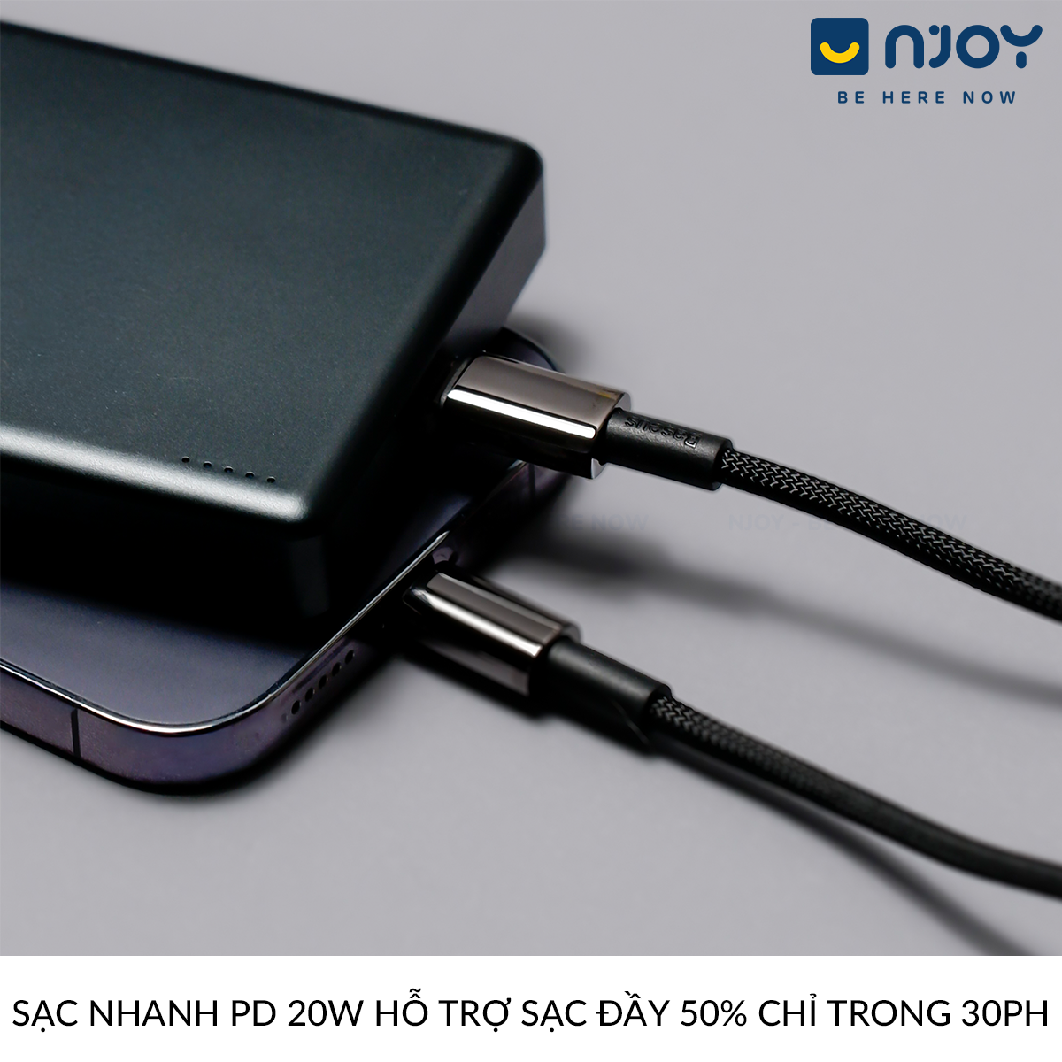 Cáp Sạc Nhanh 20W Baseus Type C to Lightning Cho iPhone 14 Pro Max 13 12 11