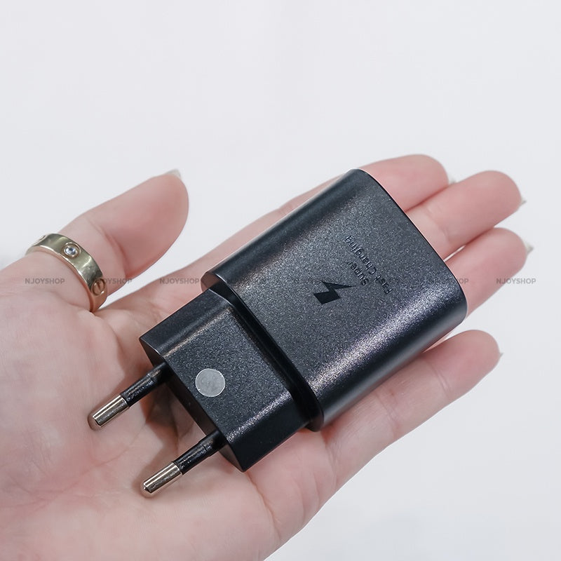 Bộ Sạc Nhanh 25w Chân Cắm Type C Cho Note 10 Note 20 A71, A70, A80, A90, S20, S20+, S20 Ultra Njoyshop