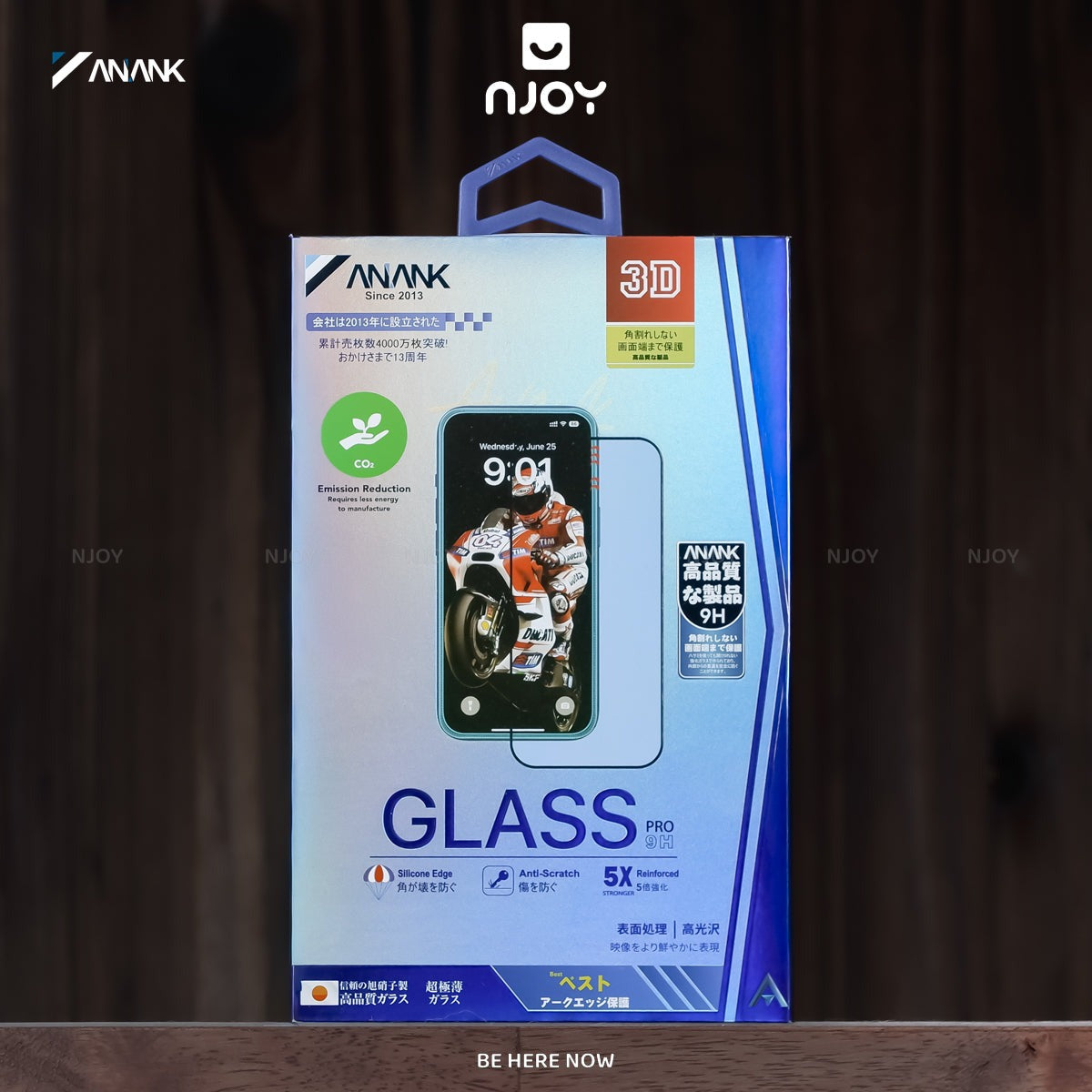 Kính Cường Lực Anank Trong Suốt Chống Vỡ Viền Cho iPhone 18 Pro Max 17 16 15 14 13 12