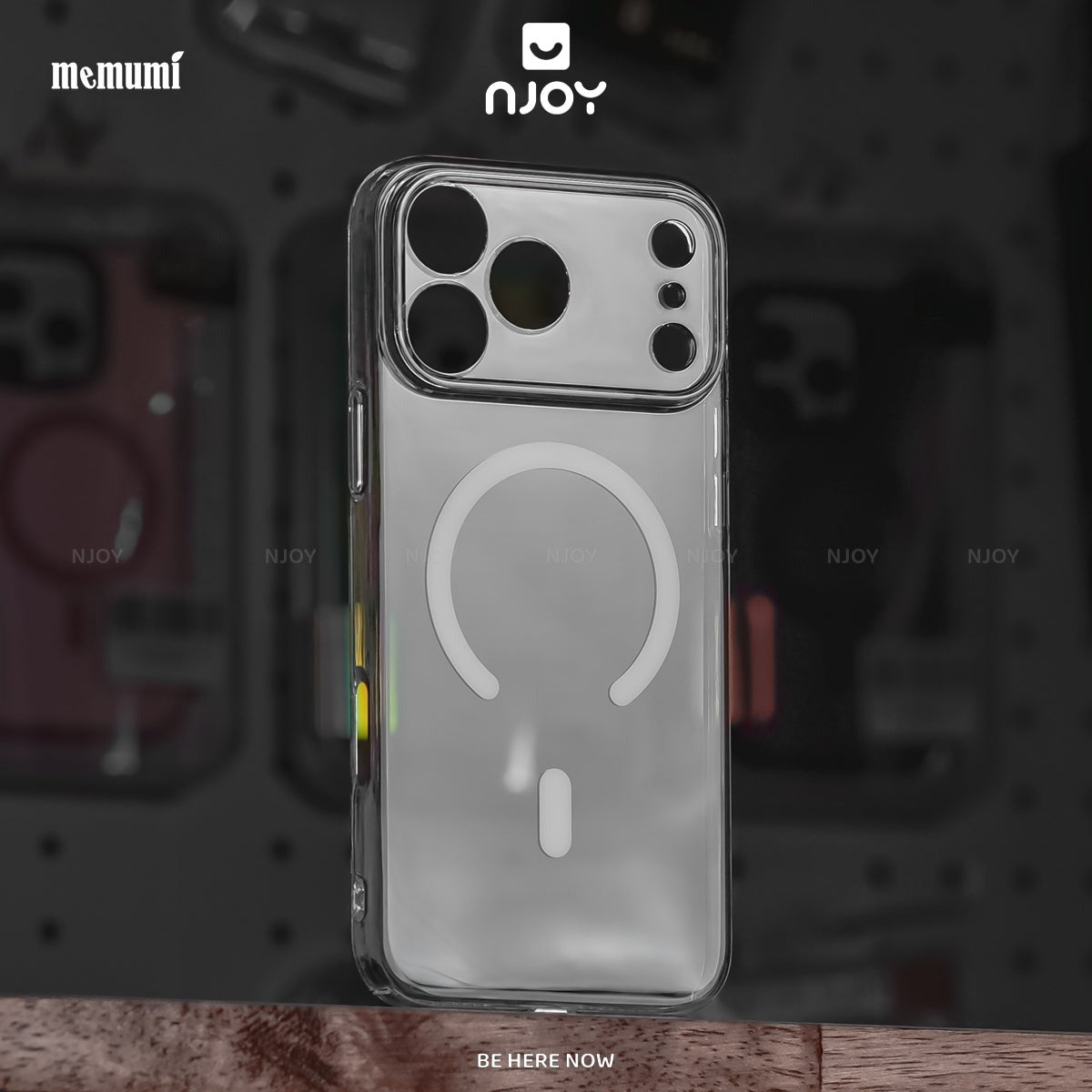 Ốp Siêu Mỏng Memumi Trong Suốt Hỗ Trợ Sạc Không Dây Cho iPhone 18 Pro Max 17 16 15 14 13