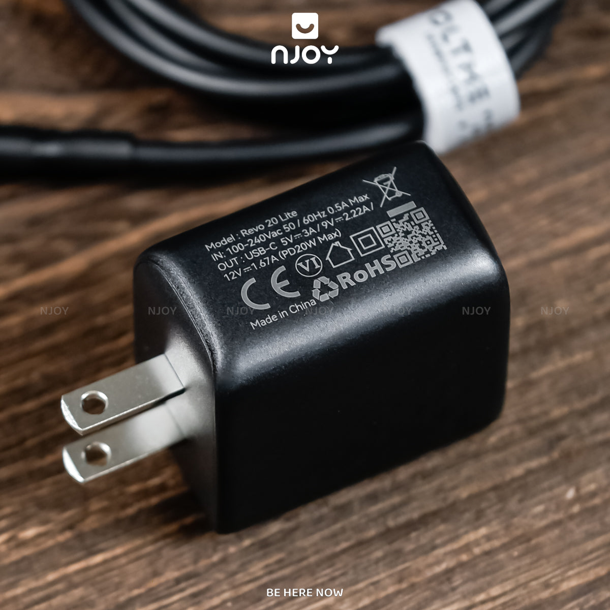 Bộ Cáp Sạc Voltme 20W GaN Hỗ Trợ Sạc Nhanh QC3.0 PD3.0 Cho Điện Thoại iPhone 14 Pro Max 13 12 11