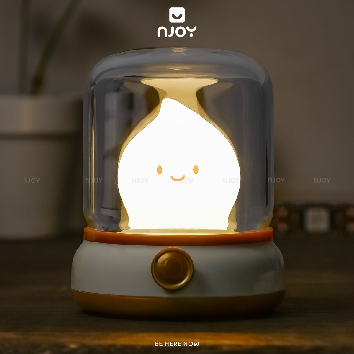 Đèn Ngủ Trang Trí Decor Phòng Ngủ Bàn Làm Việc Quà Sinh Nhật Ngọn Lửa Cute Dễ Thương