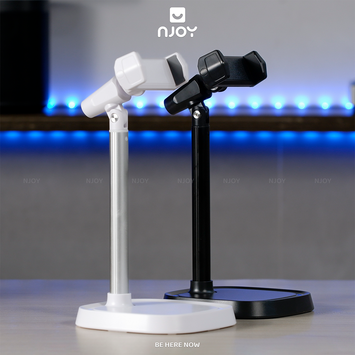 Giá Đỡ Điện Thoại Boneruy Để Bàn Xoay 360 Độ Điều Chỉnh Độ Cao Chân Đế Dày Ổn ĐỊnh Chống Rung Lắc