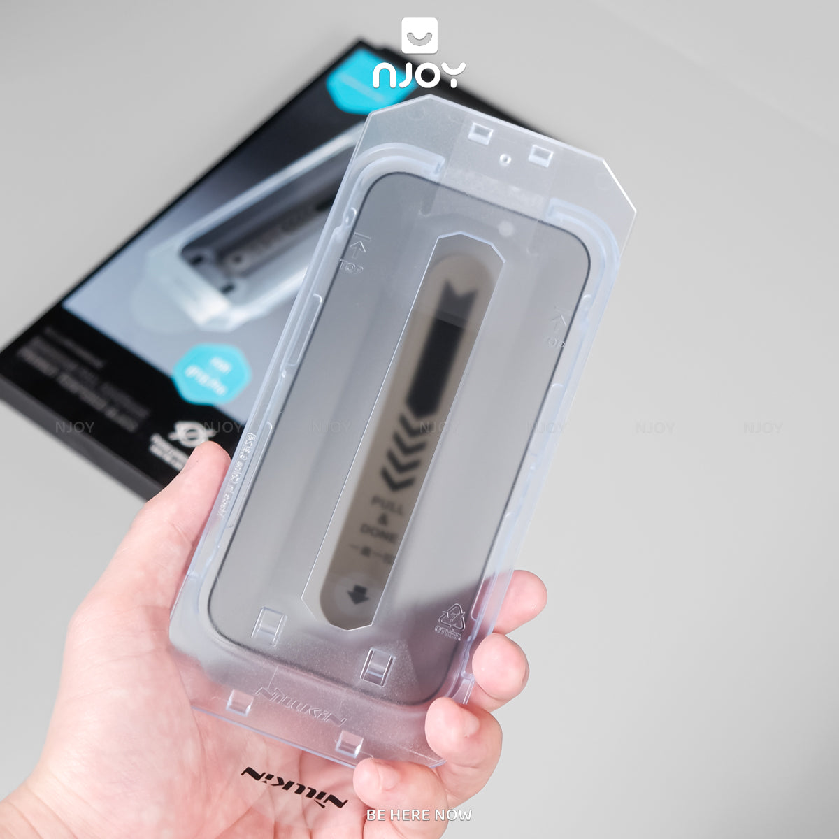 Kính Cường Lực Nillkin Chống Nhìn Trộm Khung Tự Dán Cho iPhone 17 Pro Max 16 15 14 13 12