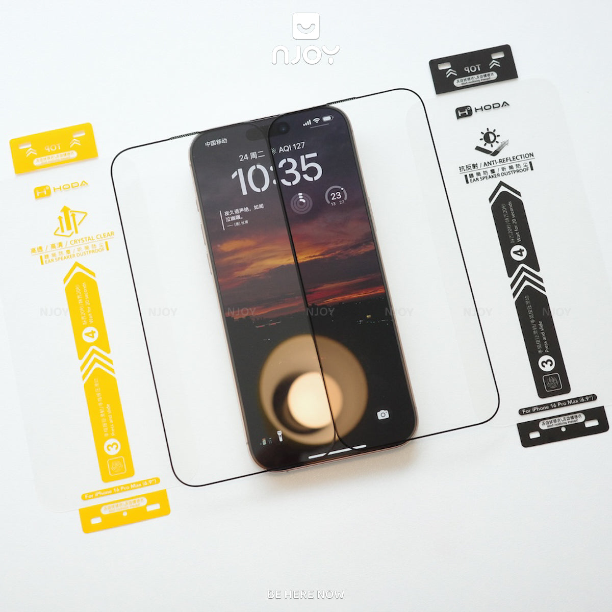 Kính Cường Lực Hoda Chống Trộm Chống Chói Cao Cấp Cho Điện Thoại iPhone 17 Pro Max 16 15