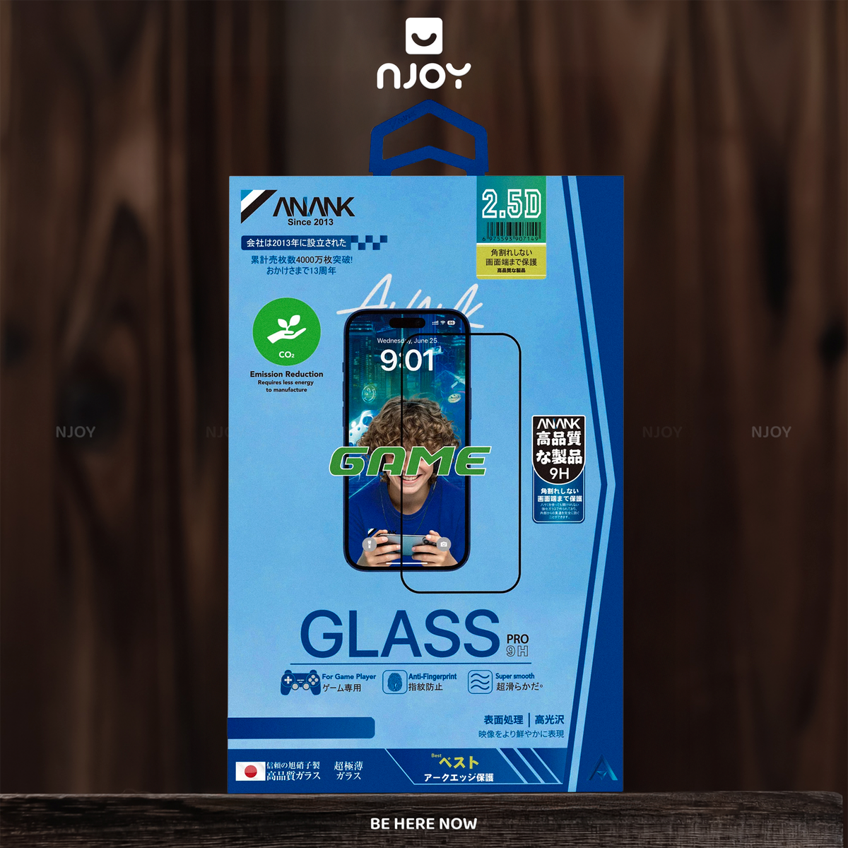 Kính Cường Lực Anank Nhám Chống Vân Tay Cho iPhone 18 Pro Max 17 16 15 14 13 12