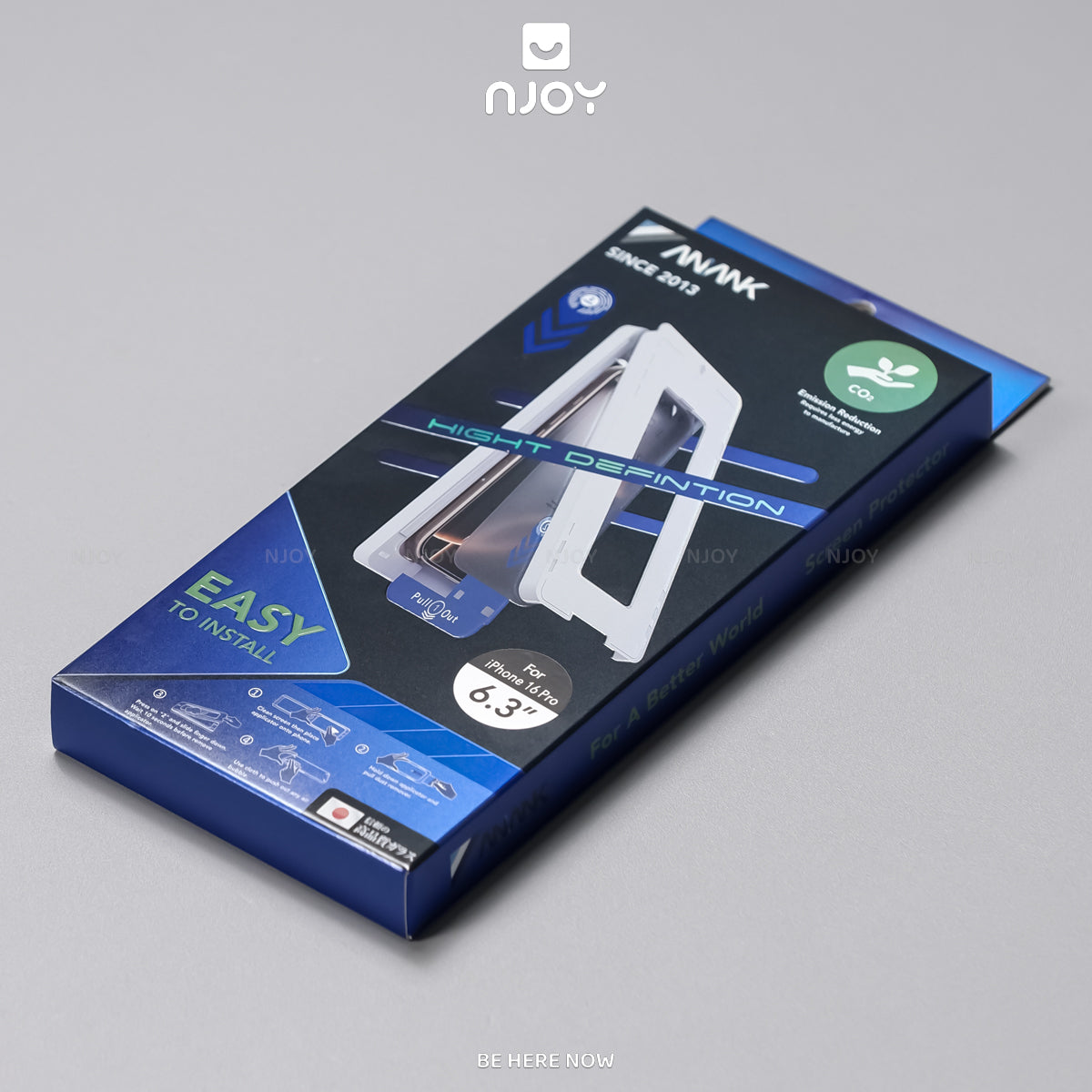 Kính Cường Lực Tự Dán Trong Suốt Anank 2.5D Siêu Mỏng Cho Điện Thoại iPhone 18 Pro Max 17 16 15 14 13
