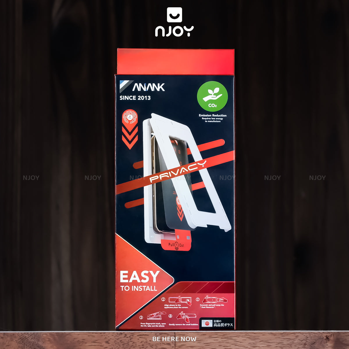 Kính Cường Lực Tự Dán Trong Suốt Anank 2.5D Siêu Mỏng Cho Điện Thoại iPhone 17 Pro Max 16 15 14 13