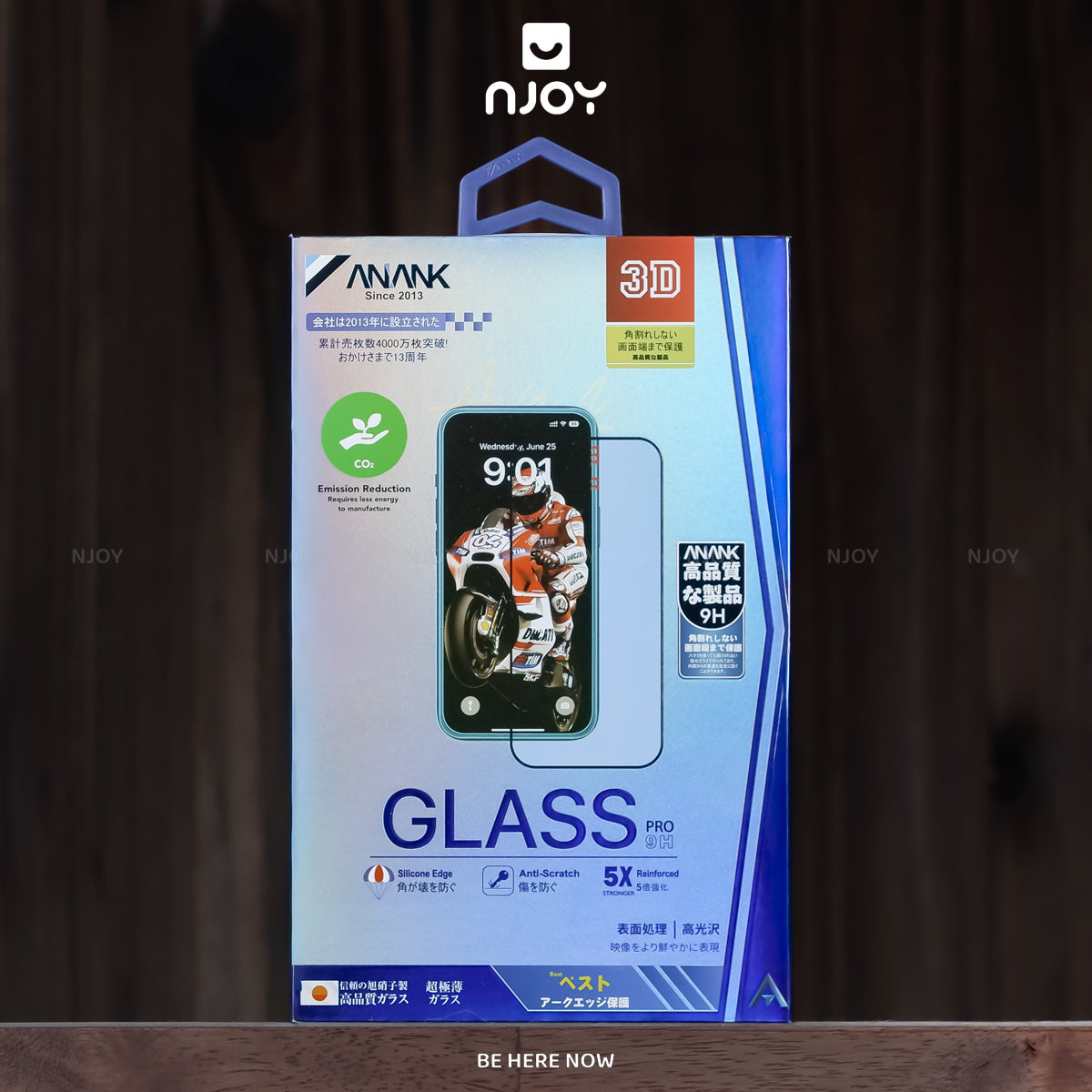 Kính Cường Lực Anank Trong Suốt Chống Vỡ Viền Cho iPhone 18 Pro Max 17 16 15 14 13 12