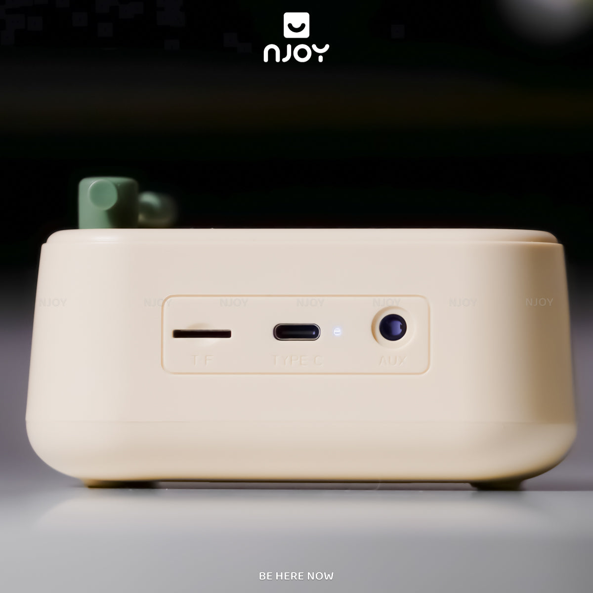 Loa Bluetooth Đĩa Than Xoay Nhỏ Gọn Trang Trí Bàn Làm Việc Quà Tặng Sinh Nhật Valentine