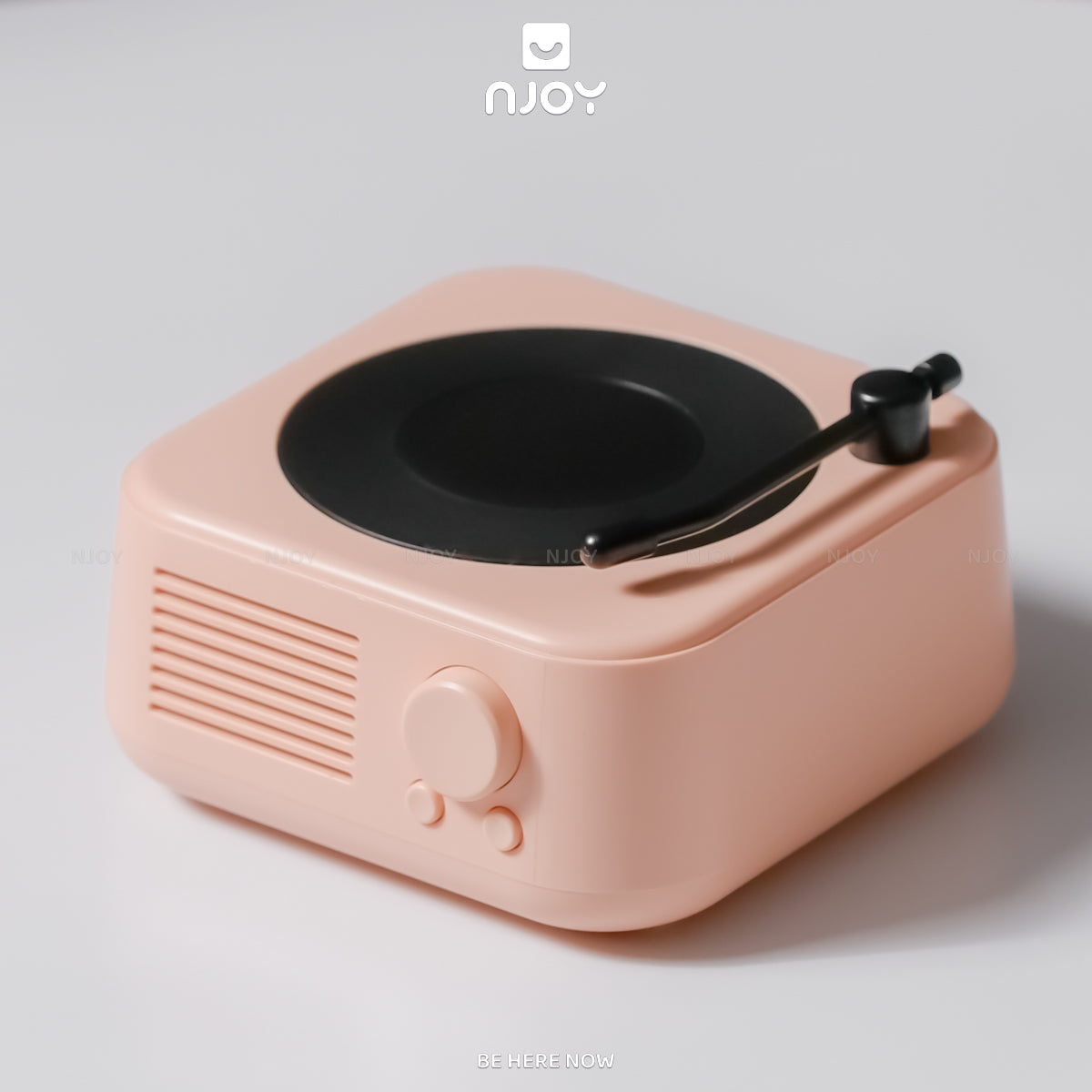 Loa Bluetooth Đĩa Than Xoay Nhỏ Gọn Trang Trí Bàn Làm Việc Quà Tặng Sinh Nhật Valentine