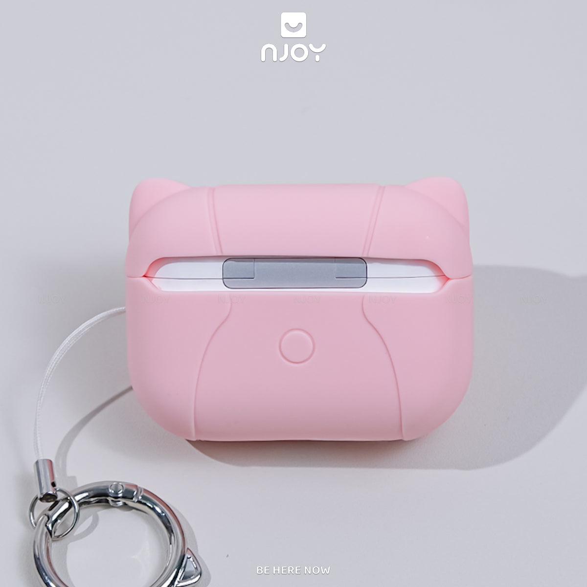 Ốp Silicon Mèo Hello Kitty Kèm Móc Khóa Tiện Lợi Cho Tai Nghe Airpods 3 4 Airpods Pro 3 2 Njoyshop