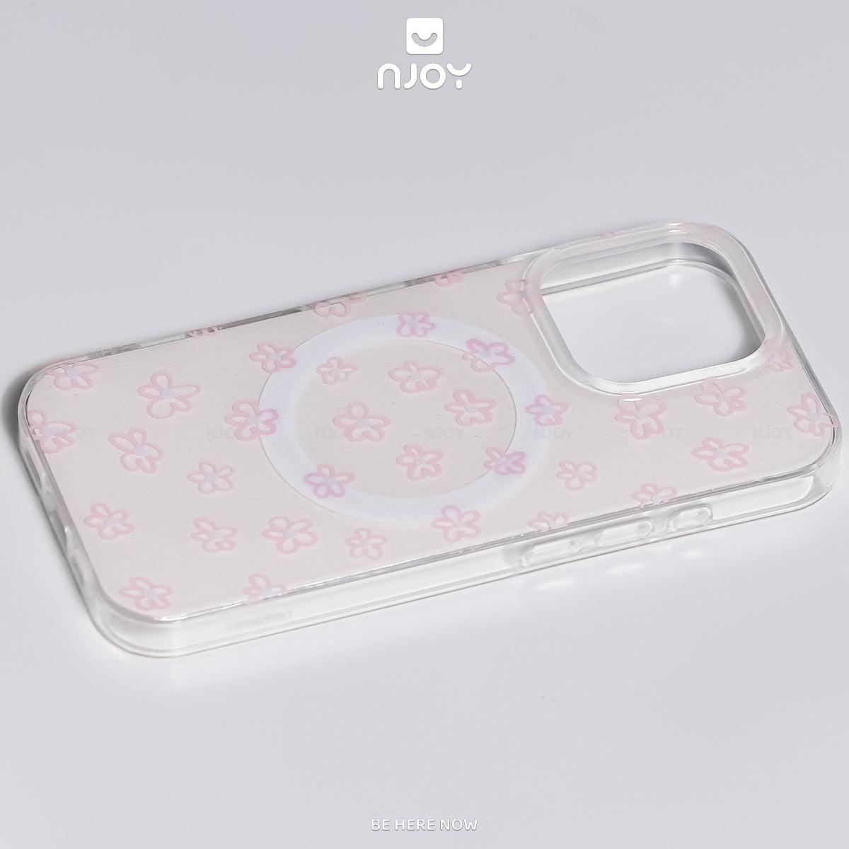 Ốp Trong Suốt Hình In Bông Hoa Dễ Thương Bảo Vệ Camera Cho Điện Thoại iPhone 17 Pro Max 16 15 14 13