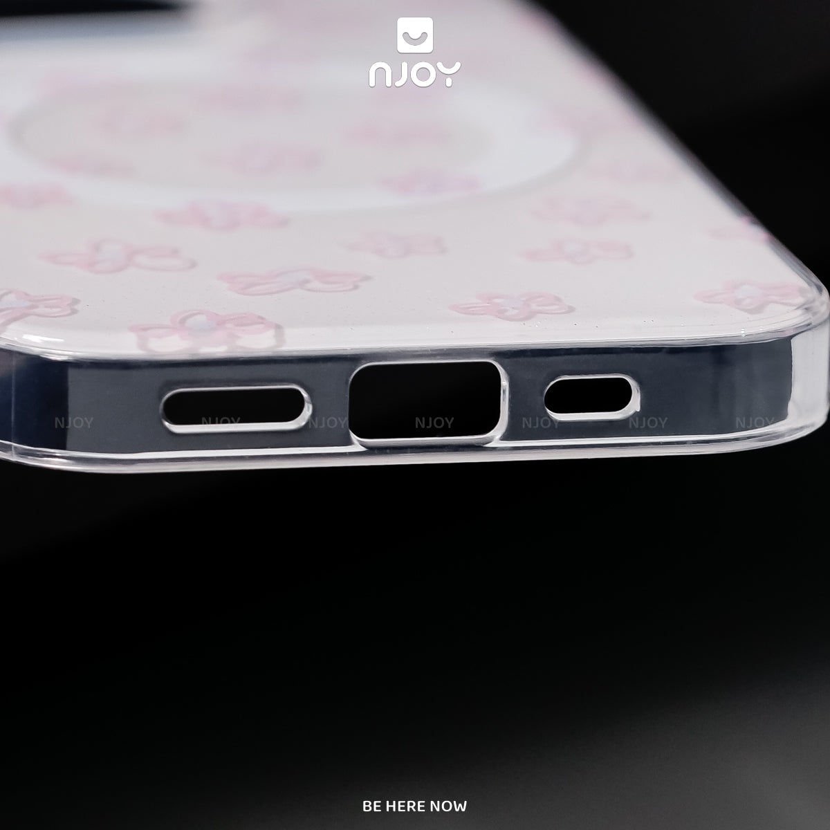 Ốp Trong Suốt Hình In Bông Hoa Dễ Thương Bảo Vệ Camera Cho Điện Thoại iPhone 18 Pro Max 17 16 15 14 13