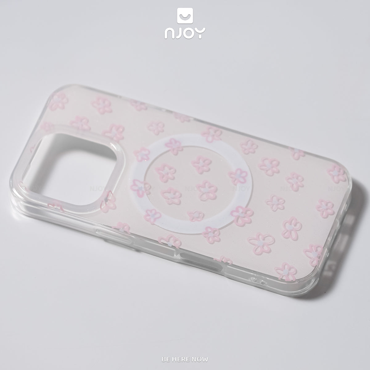 Ốp Trong Suốt Hình In Bông Hoa Dễ Thương Bảo Vệ Camera Cho Điện Thoại iPhone 18 Pro Max 17 16 15 14 13