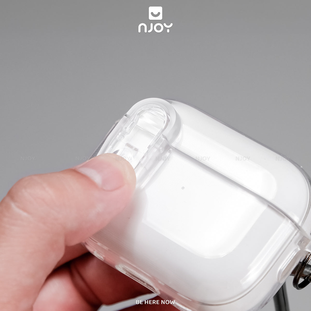 Ốp Trong Suốt Nút Bấm Mở Khoá An Toàn Chống Sốc Cho Airpods Pro 2 3 4