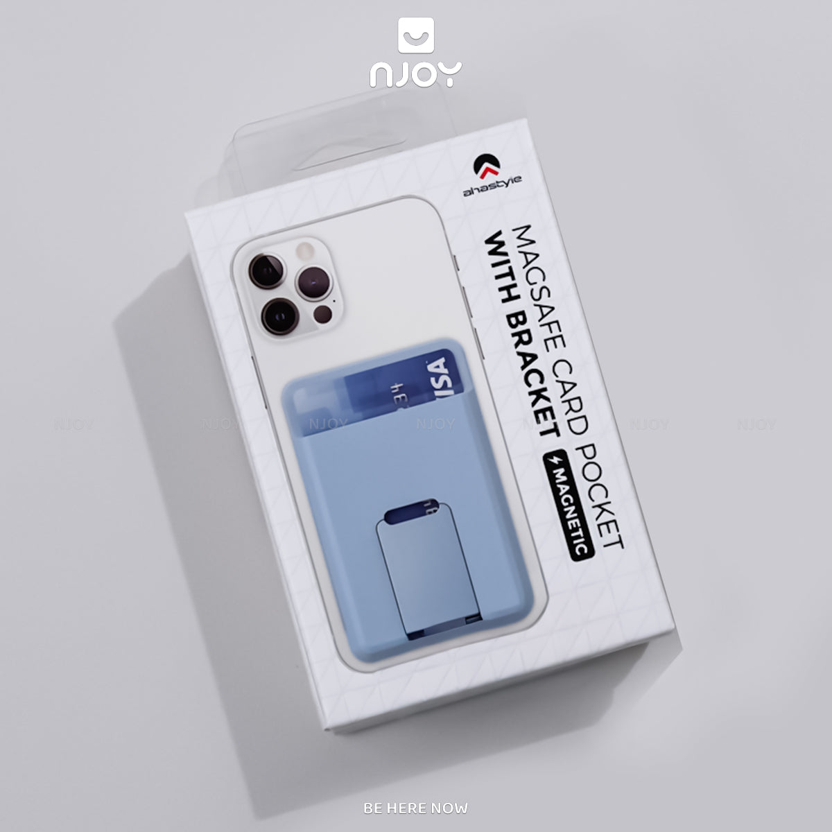 Ví Đựng Thẻ Hỗ Trợ Magsafe Siêu Mỏng Có Giá Đỡ Cho Điện Thoại iPhone Samsung
