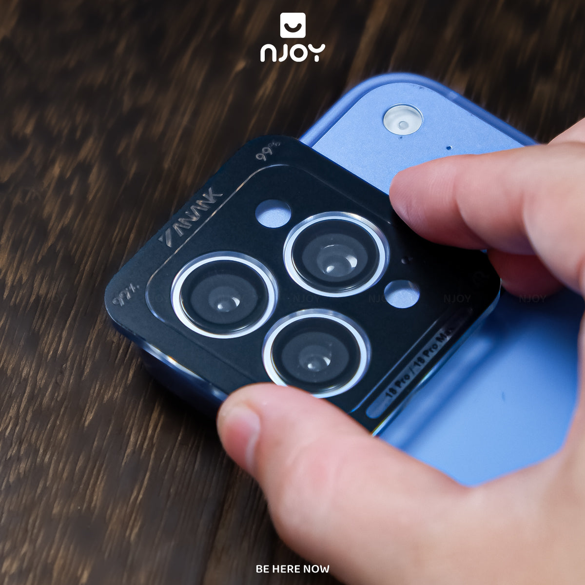 Bộ Vòng Cường Lực Bảo Vệ Camera Anank AR Chống Trầy Xước Màu Nguyên Bản Cho iPhone 13 14 15 16 17 18 Pro Max Njoyshop