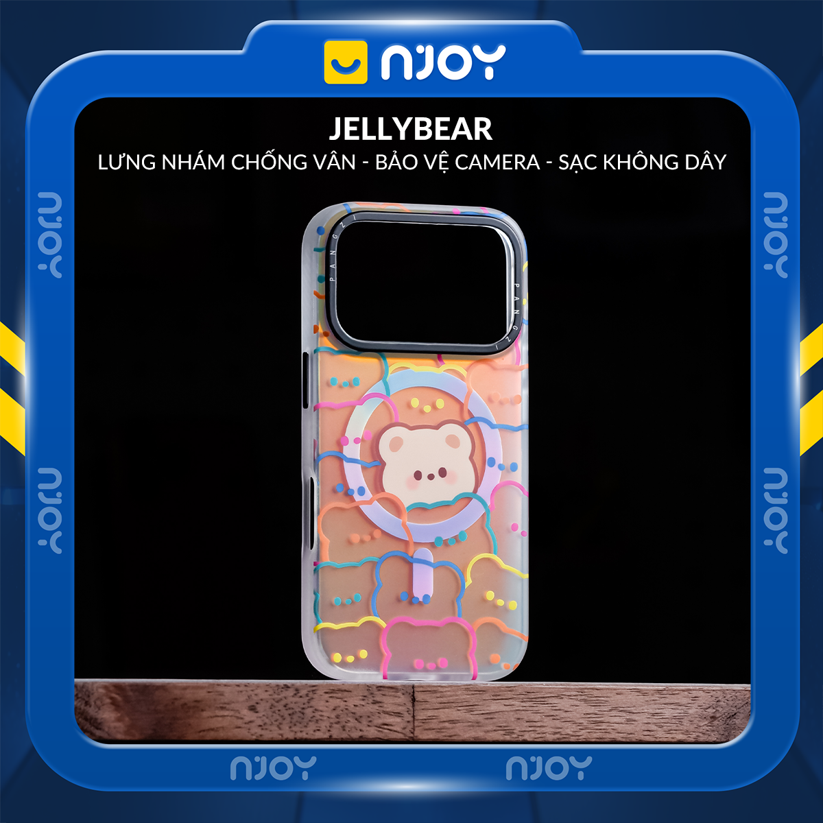 Ốp Lưng Magsafe Hình In Chống Vân Tay Bảo Vệ Camera Cho iPhone 17 Pro Max 16 15 14 13 12