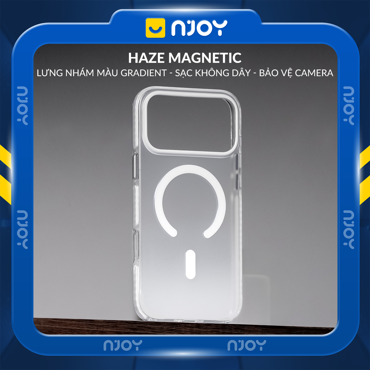 Ốp Magsafe Lưng Nhám Đổi Màu Gradient Ombre Cho iPhone 17 Pro Max 16 15 14 13