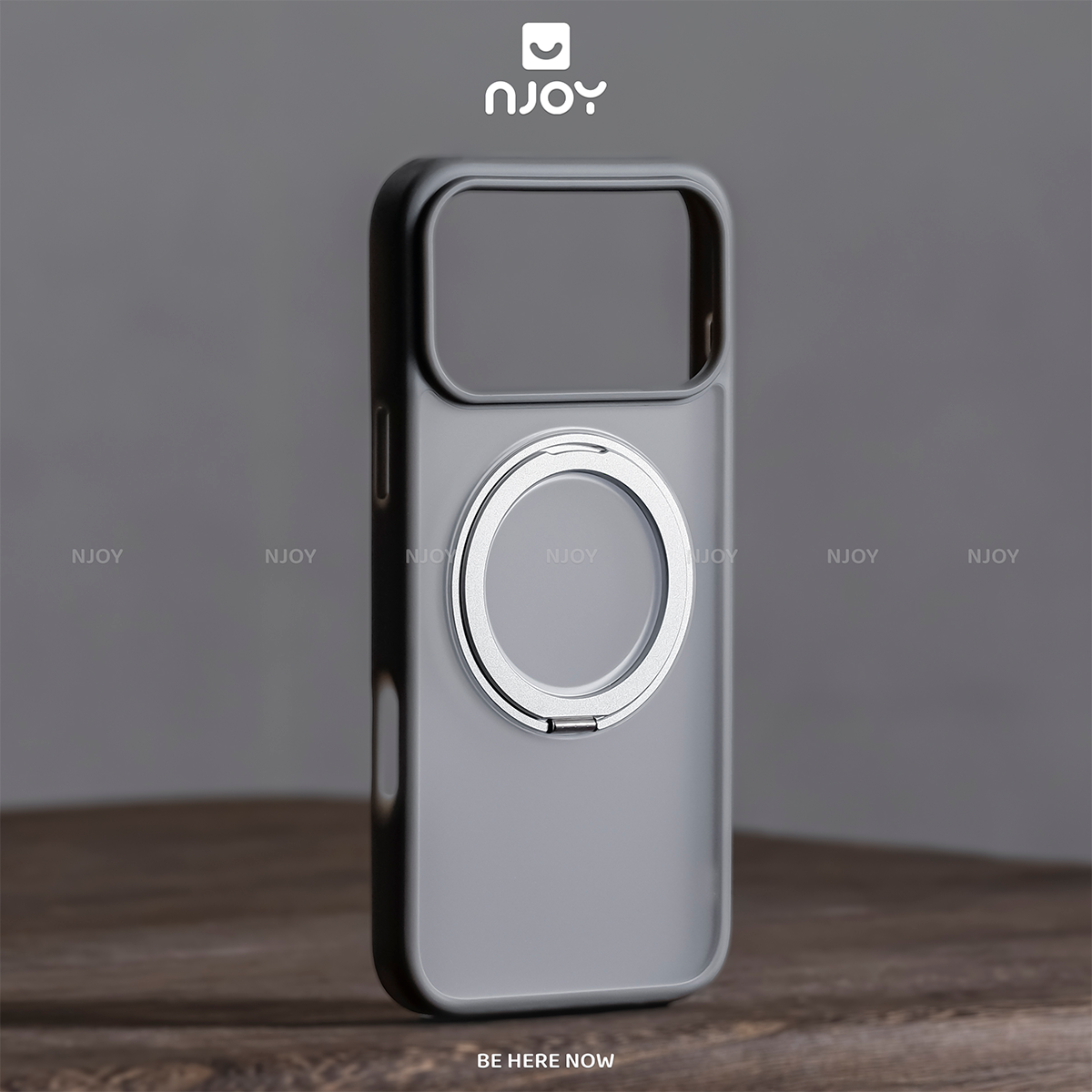 Ốp Magsafe Trong Suốt Giá Đỡ Xoay 360 Độ Cho iPhone 18 Pro Max 17 16 15 14 13 12