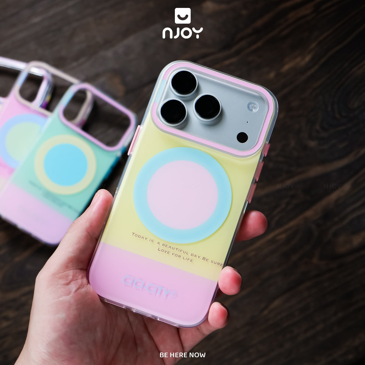 Ốp Nhám Chống Bẩn Màu Pastel Pop City Chống Sốc Cho Điện Thoại iPhone 18 Pro Max 17 16 15 14 13