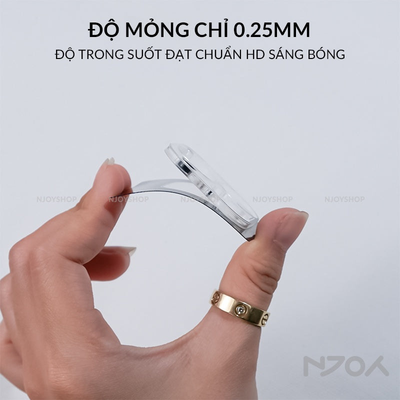 Cường Lực Camera Trong Suốt 9H Cho Điện Thoại iPhone 17 Pro Max 16 15 14 13 12 11