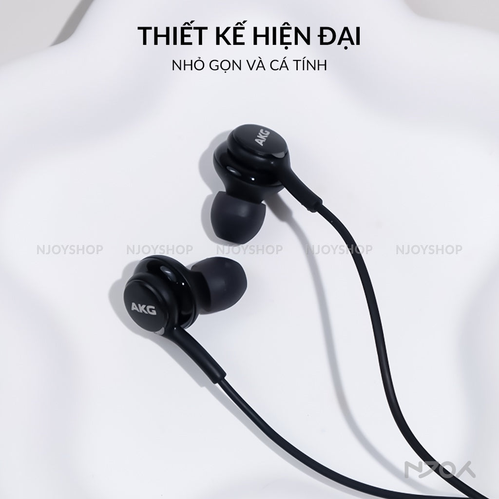 Tai Nghe Nhét Tai Chống Ồn AKG Chân Cắm Type C Cho Điện Thoại Laptop Note 10 Note 20 S20 S21 Ultra