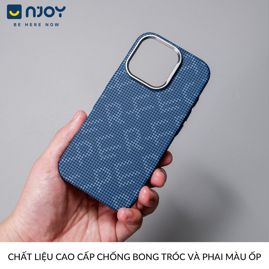 Ốp Carbon Magsafe Siêu Mỏng PC In Hình Cho Điện Thoại iPhone 16 Pro Max 15 14 13