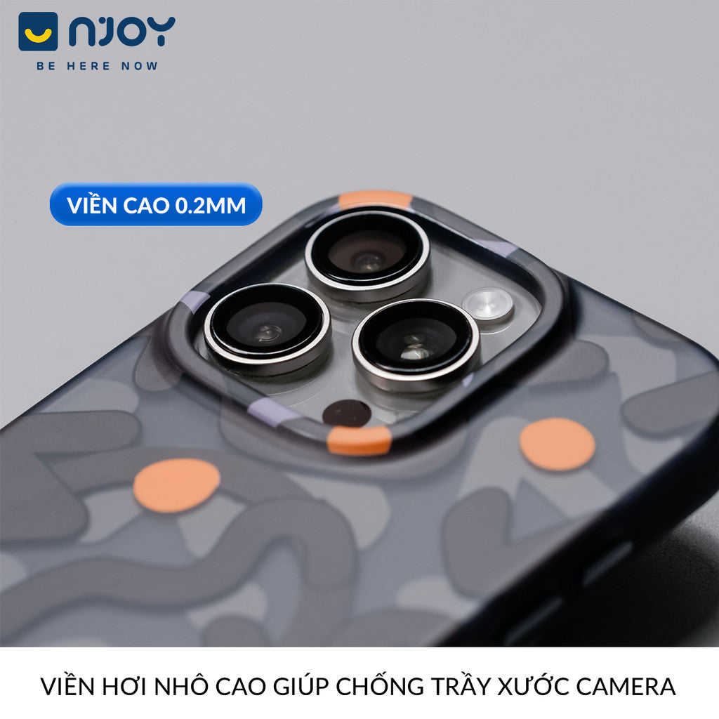 Ốp Lưng Nhám Magsafe Chống Vân Tay Họa Tiết Graffiti Cho Điện Thoại iPhone 17 Pro Max 16 15 14 13