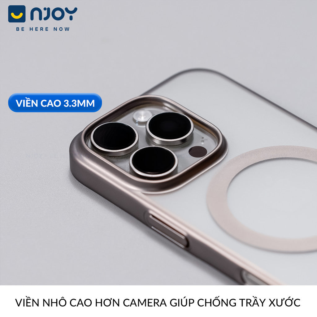 Ốp Lưng Nhám Magsafe Si Crom Sang Trọng Cho Điện Thoại iPhone 17 Pro Max 16 15 14 13