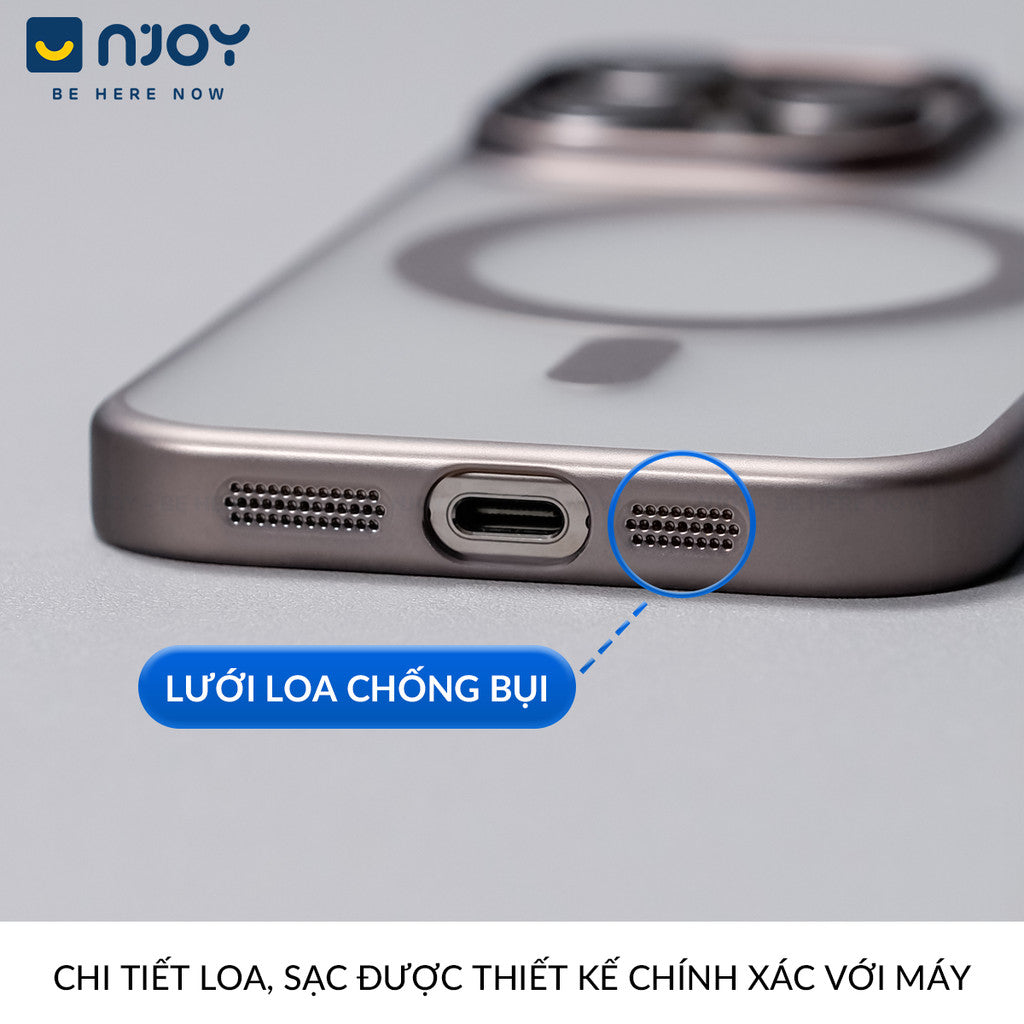 Ốp Lưng Nhám Magsafe Si Crom Sang Trọng Cho Điện Thoại iPhone 17 Pro Max 16 15 14 13