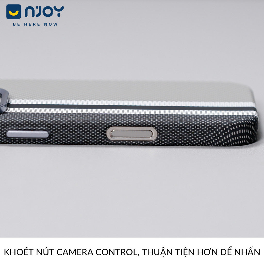 Ốp Carbon Magsafe Siêu Mỏng Họa Tiết Sọc Nổi 3D Cho Điện Thoại iPhone 16 Pro Max 15 14 13