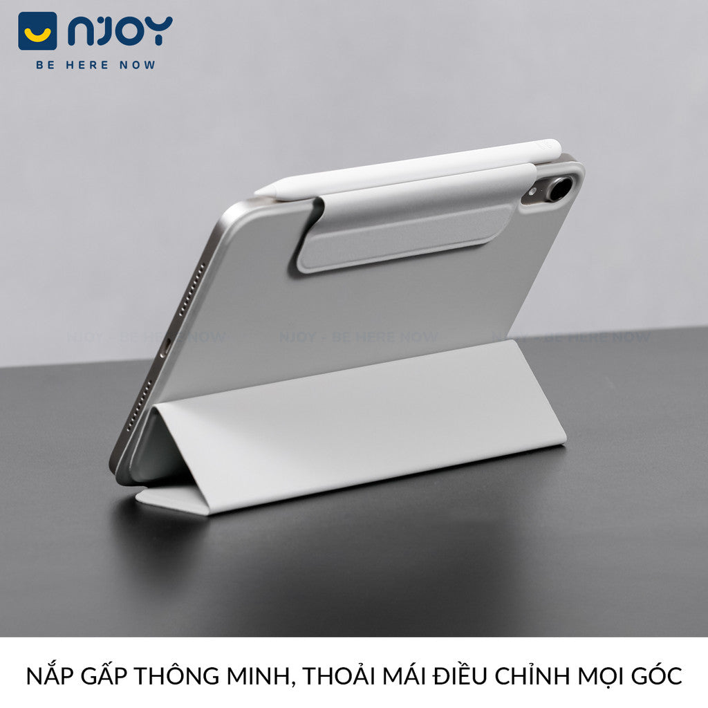 Ốp iPad Siêu Mỏng Hít Nam Châm Có Khay Đựng Bút Cho iPad Mini 6 7 Pro 18 20 M1 M2 M4 Air 4 5 6 7