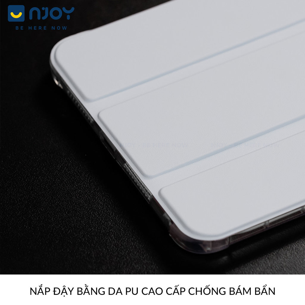 Ốp iPad Trong Suốt Chống Sốc Có Khay Đựng Bút Cho iPad Pro M4 M2 M1 Gen 11 10 Air 7 6 5 4 Mini 7 6