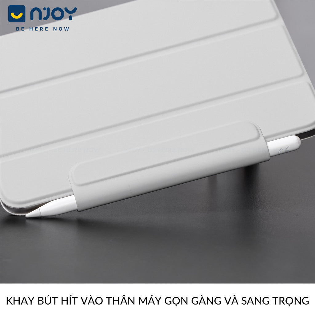 Ốp iPad Siêu Mỏng Hít Nam Châm Có Khay Đựng Bút Cho iPad Mini 6 7 Pro 18 20 M1 M2 M4 Air 4 5 6 7