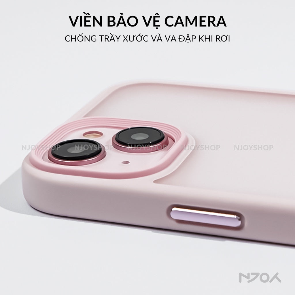 Ốp Lưng Nhám Chống Vân Likgus Bảo Vệ Camera Cho iPhone 17 Pro Max 16 15 Pro 14 13