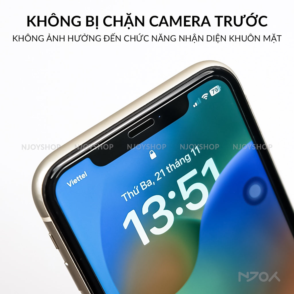 Kính Cường Lực REMAX Trong Suốt Không Viền Cho iPhone 11 12 13 14 15 16 17 Pro Max